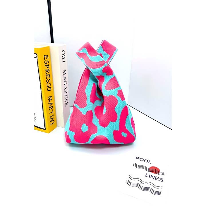 42POPS - Wholesale Tote Bag - Women's - ,...SI-26505 Aesthetic Flower Knitted Tote Handbag2