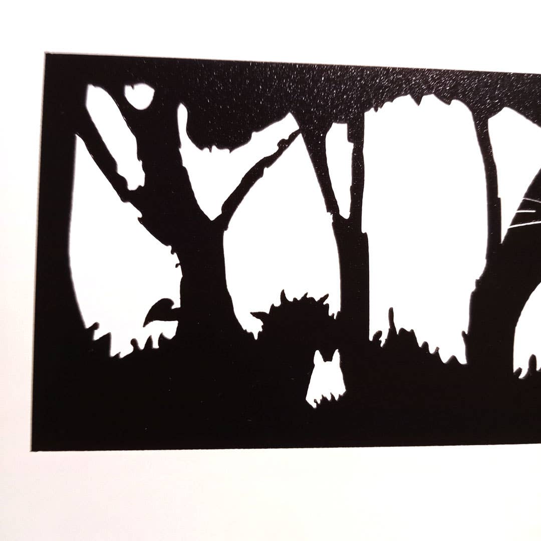 Perro Feo Workshop - Wholesale Bookmark - Totoro Laser-Cut Bookmark5