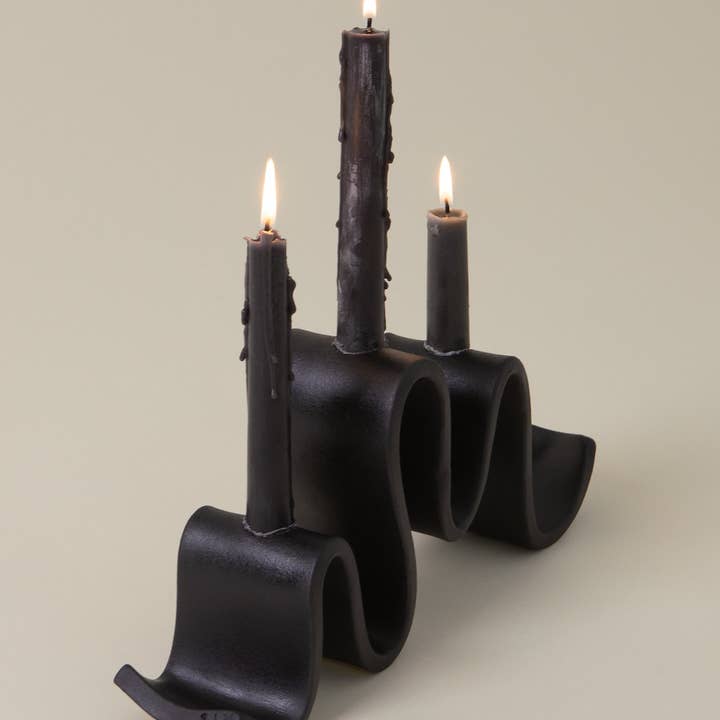 Virginia Sin - Vendita all'ingrosso Portacandele - Candelabro Wyat, nero2