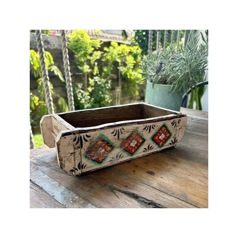 Paloma Black (Casa Natura Design, S.L.) - Wholesale Planter Box - Set Of 2 Traditional Old Indian Brick Molds With Retro Hand1