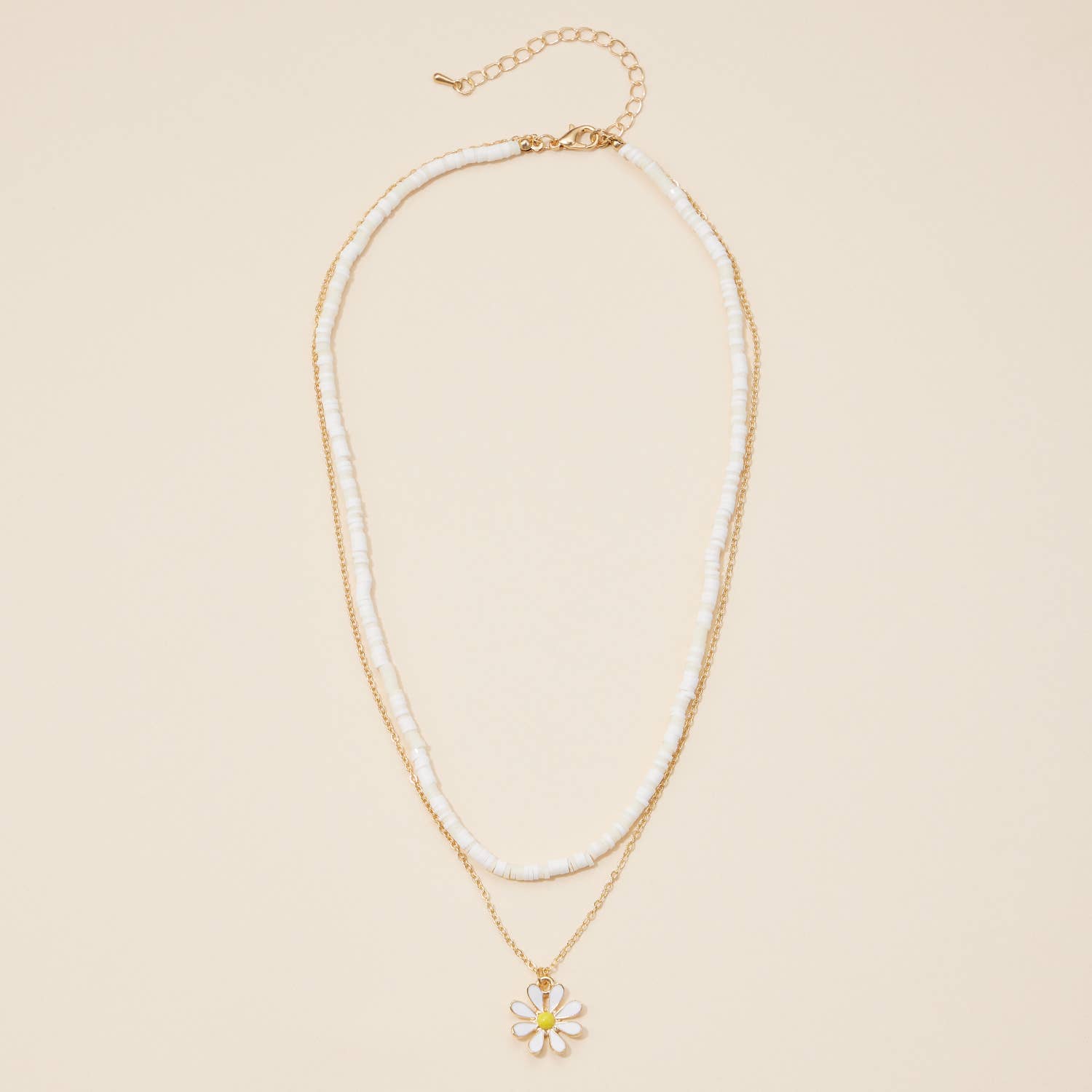 Lilla Haven – wholesale Pendant/charm necklace – Rubber Beaded Layered Necklace3