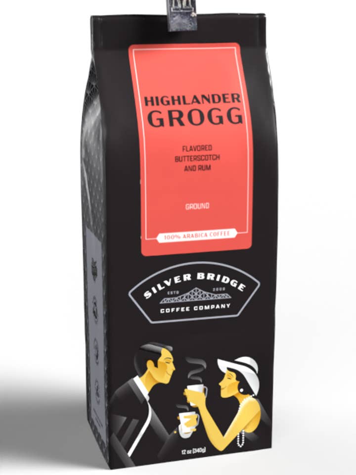 Highlander Grogg for wholesale by Silver Bridge Coffee Company