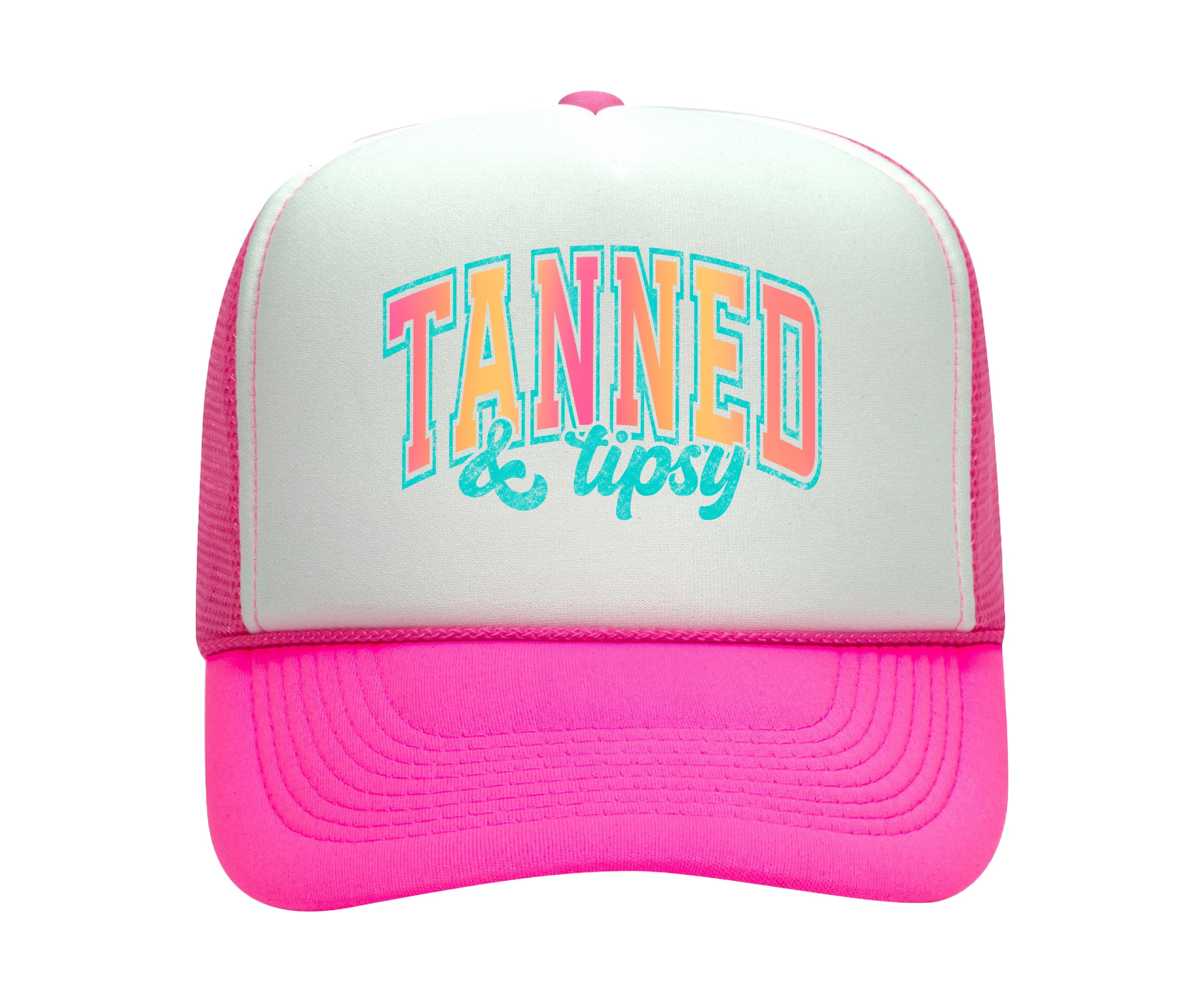 Brimrose Hat Co - Wholesale Trucker Hat - Women's - Tanned and Tipsy Summer Hat - Beach Trucker Hats4