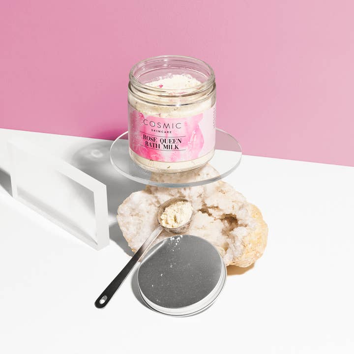 Cosmic Skincare - Wholesale Bath soak/milk - ROSE QUEEN BATH MILK POWDER