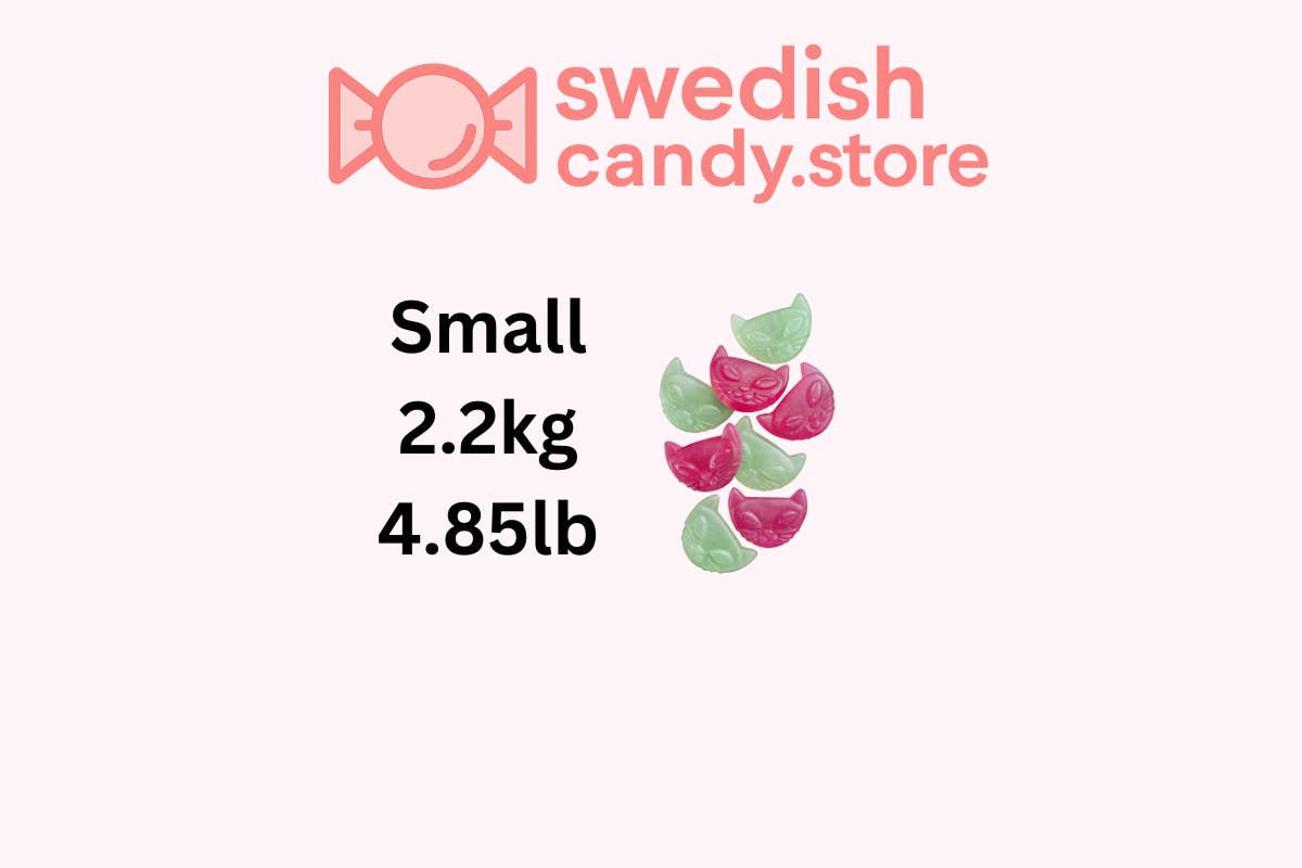 Swedish Candy.Store - Swedish Candy - Wholesale Gummy - Swedish Candy-Sweet Cats 2.2kg/4.85lb