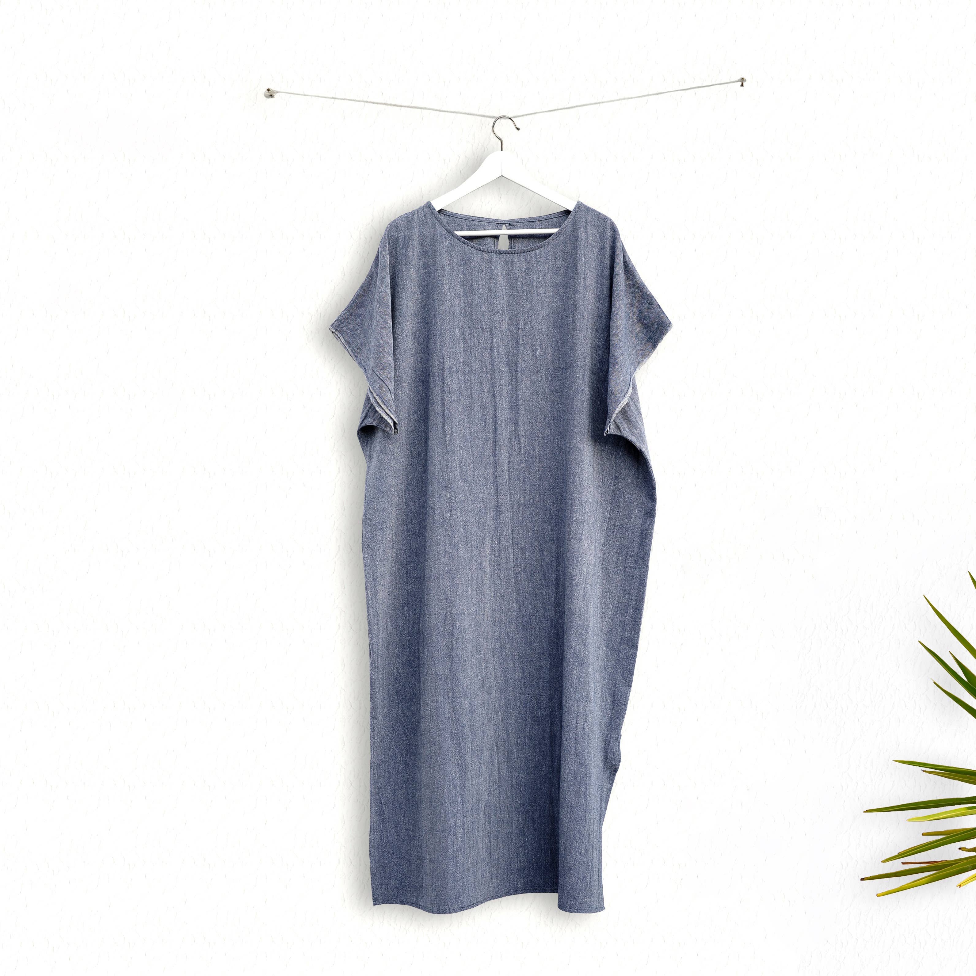 loom.ist – Vestido - Mulher por atacado – Vestido Kaftan Sile48