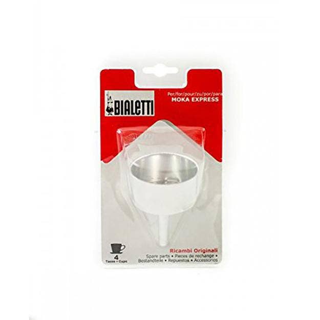 Silver Filter Funnel - Bialetti Moka/Dama for wholesale on Faire6