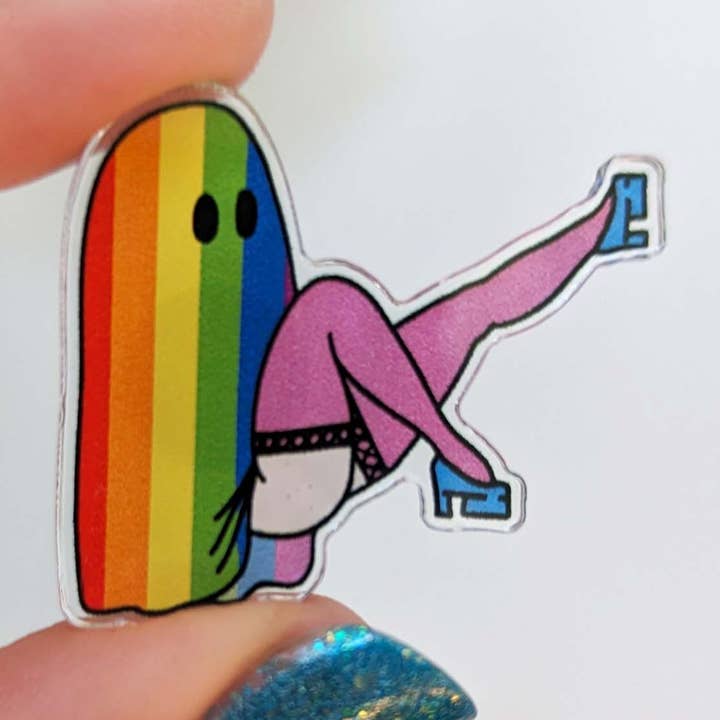 Pride is Boo-tiful Pin for wholesale by femmepossum