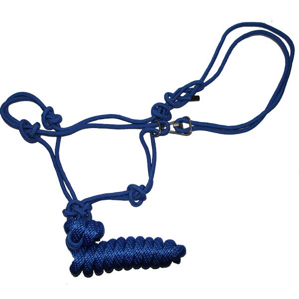Smart Horse Gear - Wholesale Horseback Riding Gear - Easy-On Horse Rope Halter w/ 8' Detachable Lead5