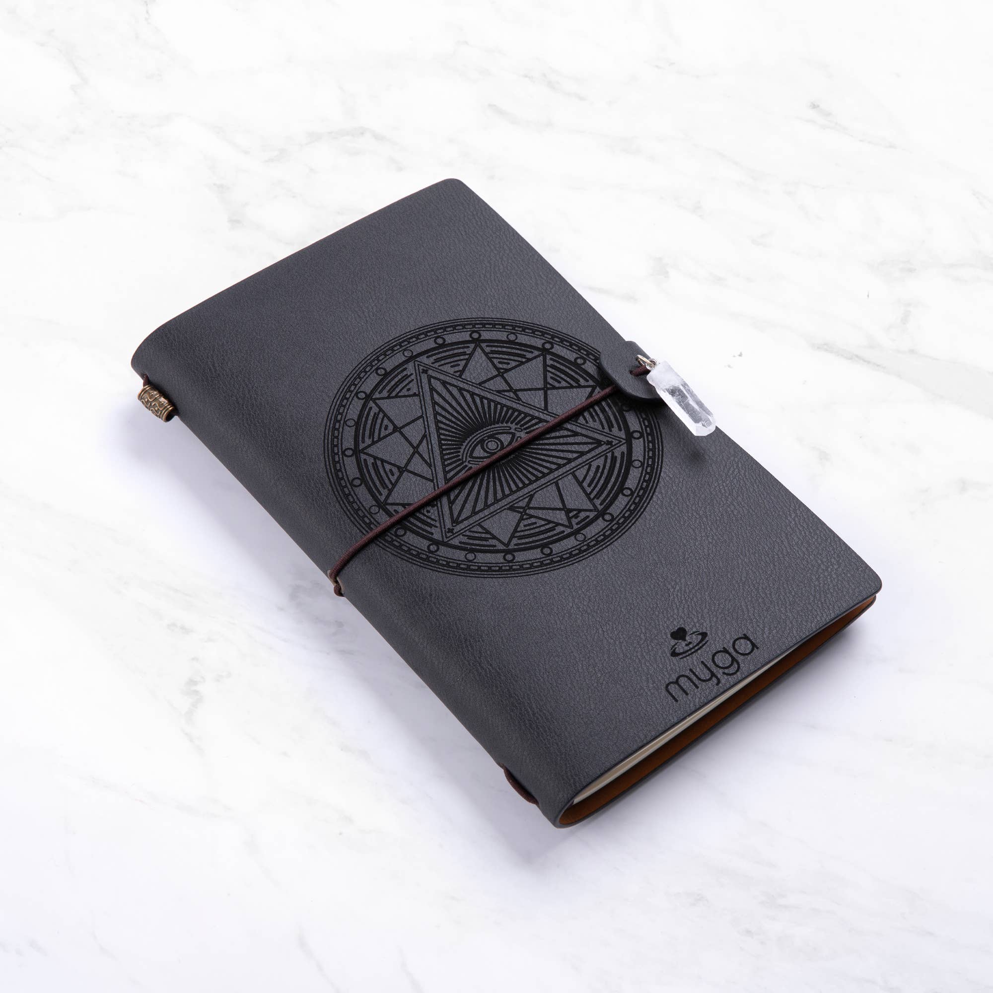 Myga – Engroshandel Spirituelle sten og krystaller – Myga Crystal Notebooks i singler 11