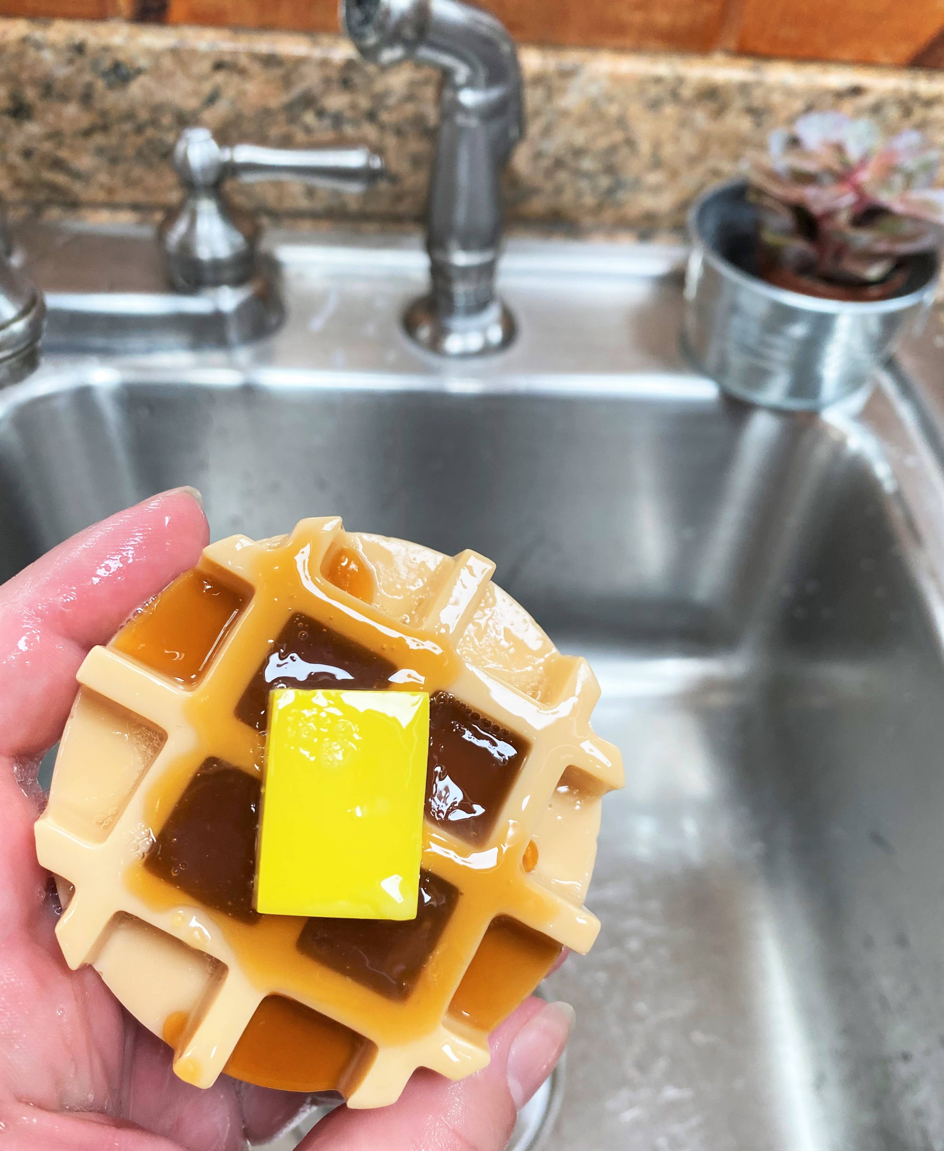 Bubble Bee Soapery – Engroshandel Sæbestykke – Ahornsirup Duftende Waffle Soap Bar4