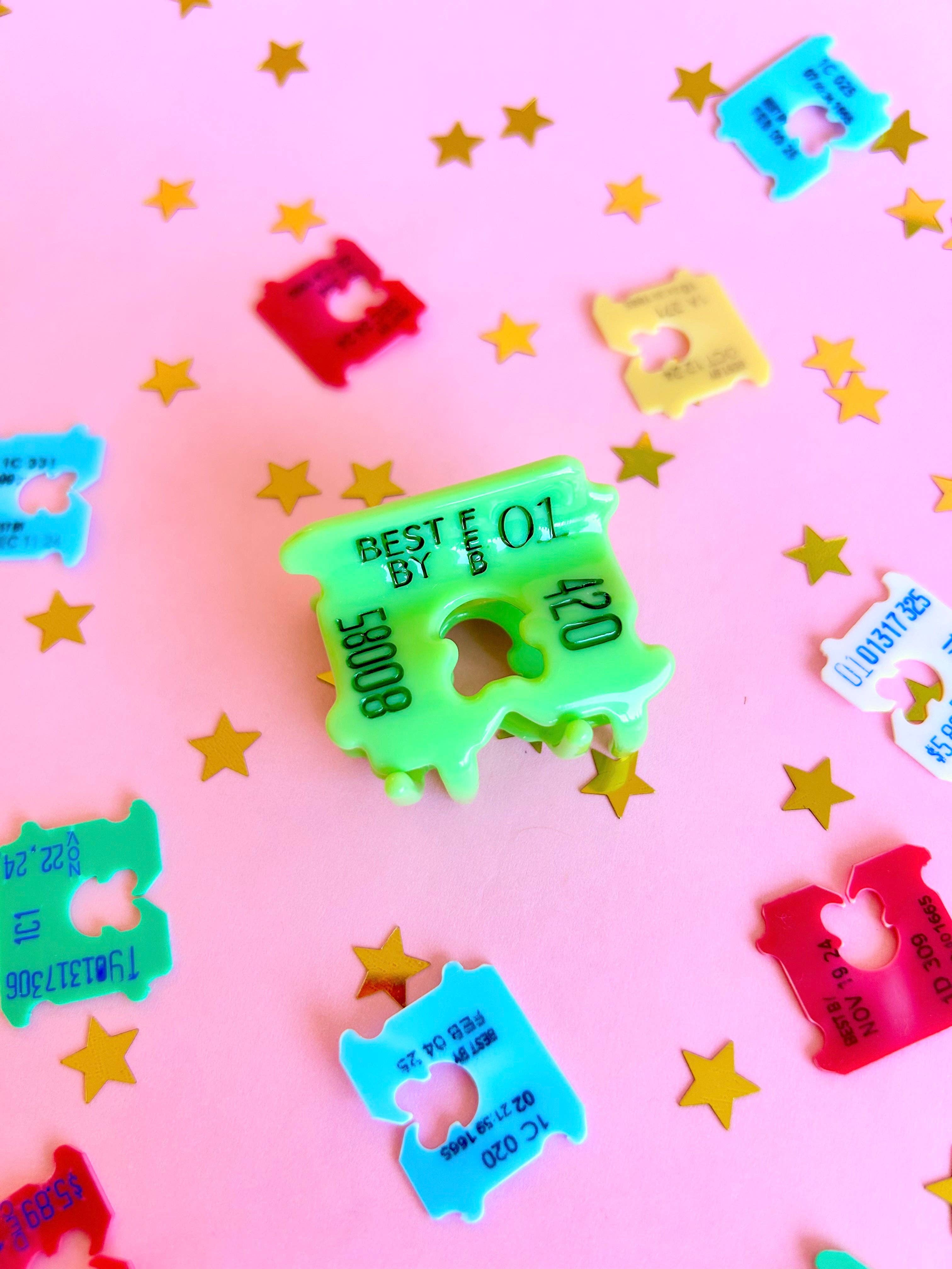 The Peach Fuzz - Wholesale Haaraccessoireset - Dames - Mini haarclip in broodclipstijl1