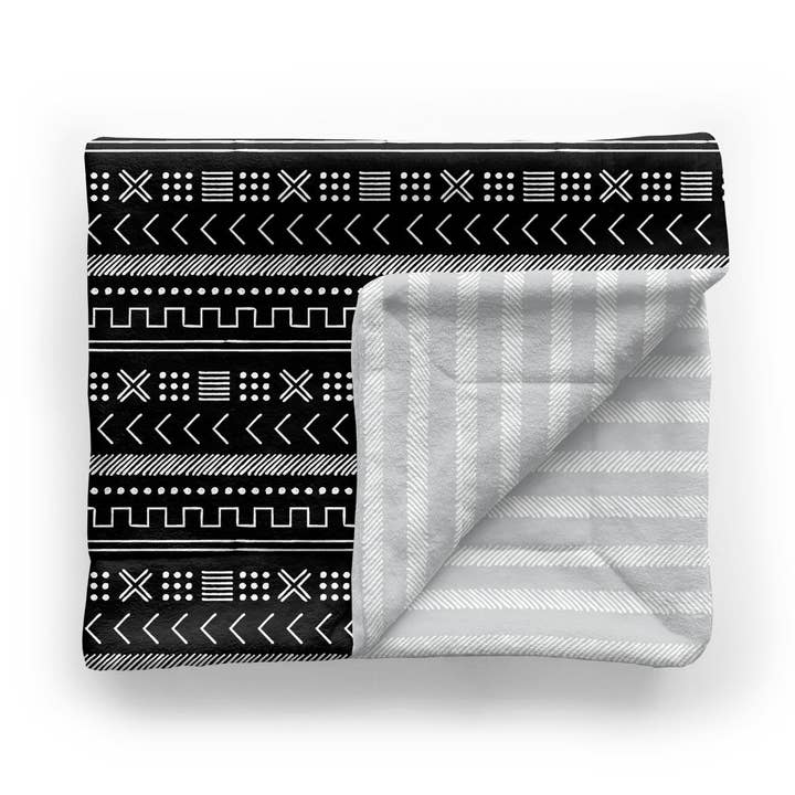 Børn Minky Blanket | Legesyg Aztec for engroshandel hos Audrey & Bear