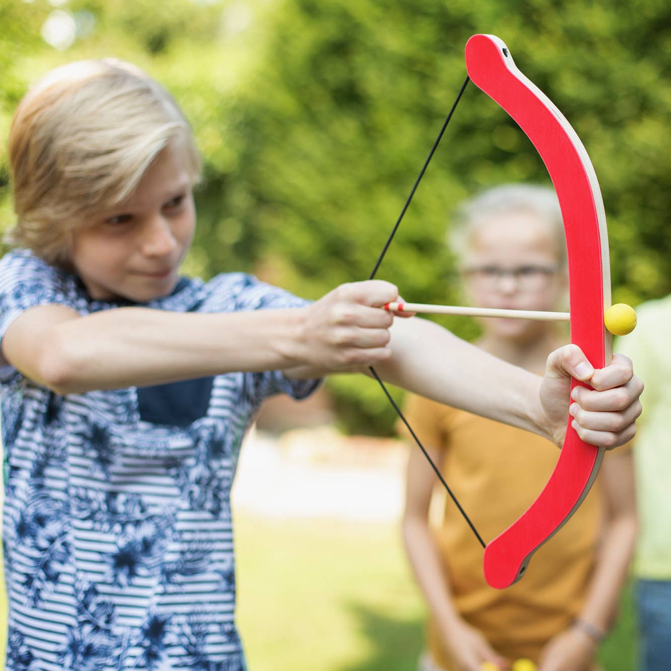 BS Toys - Vente Jouet en bois – enfant - Jeu de coordination arc et flèche en bois2