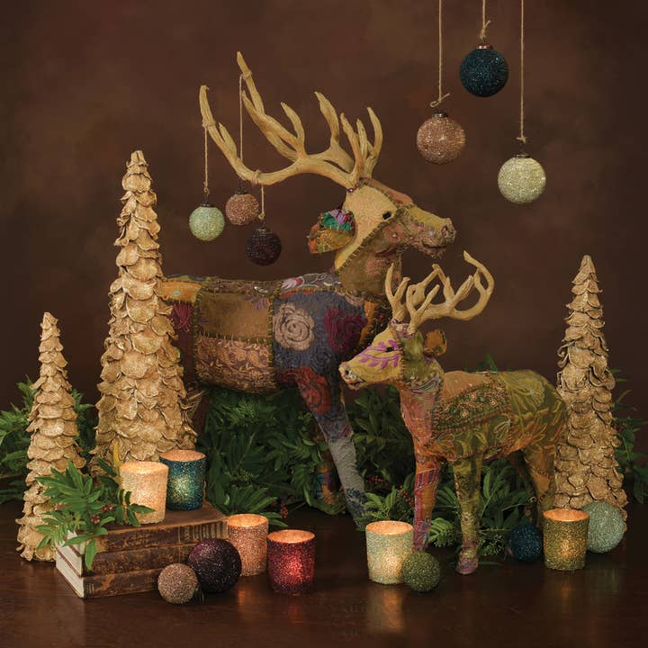 HomArt - Wholesale Decorative Figurine - Bavarian Forest Stag Standing - Lrg - Deep Brown