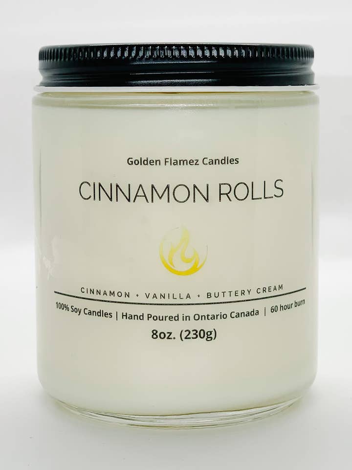 Cinnamon Rolls Soja kaars voor wholesale door Golden Flamez Candles
