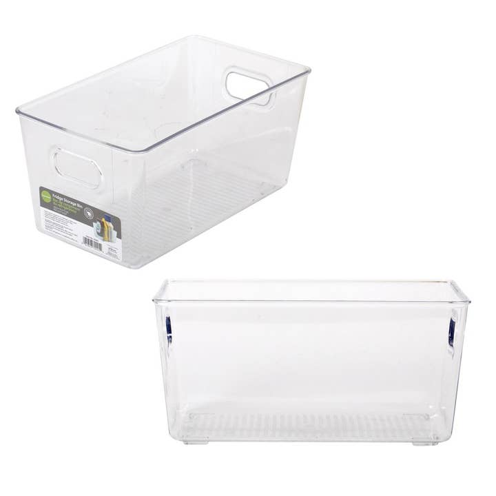 Luciano Gourmet - Wholesale Storage Bin - L.Gourmet Fridge Storage Bin Transparent