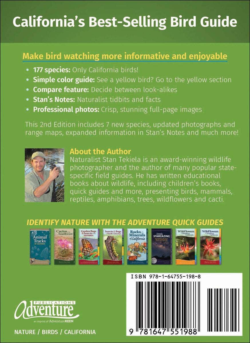 AdventureKEEN - Wholesale Nature & Outdoors - Birds of California Field Guide 2e6
