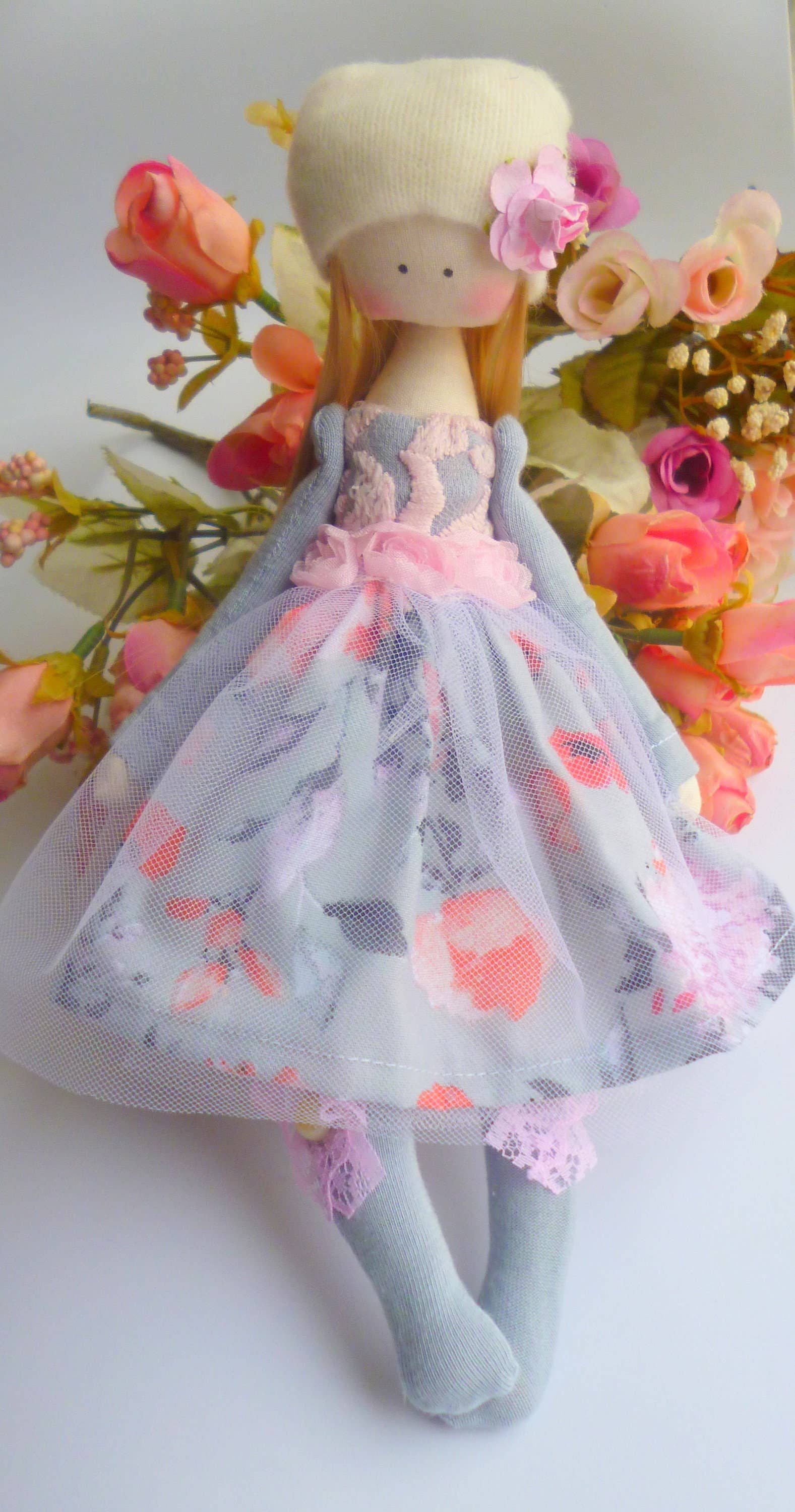 ChernikovaNataliya – wholesale Doll – Kids – Handmade Doll, Tilda Dolls, Decorative Doll, Shabby Chic Nursery, Little Girl Toys, Shabby Cloth Dolls,Ballerina Doll.Fabric Doll.7