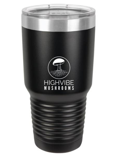 HVM 30oz Insulated Tumbler for wholesale by HighVibe Mushrooms