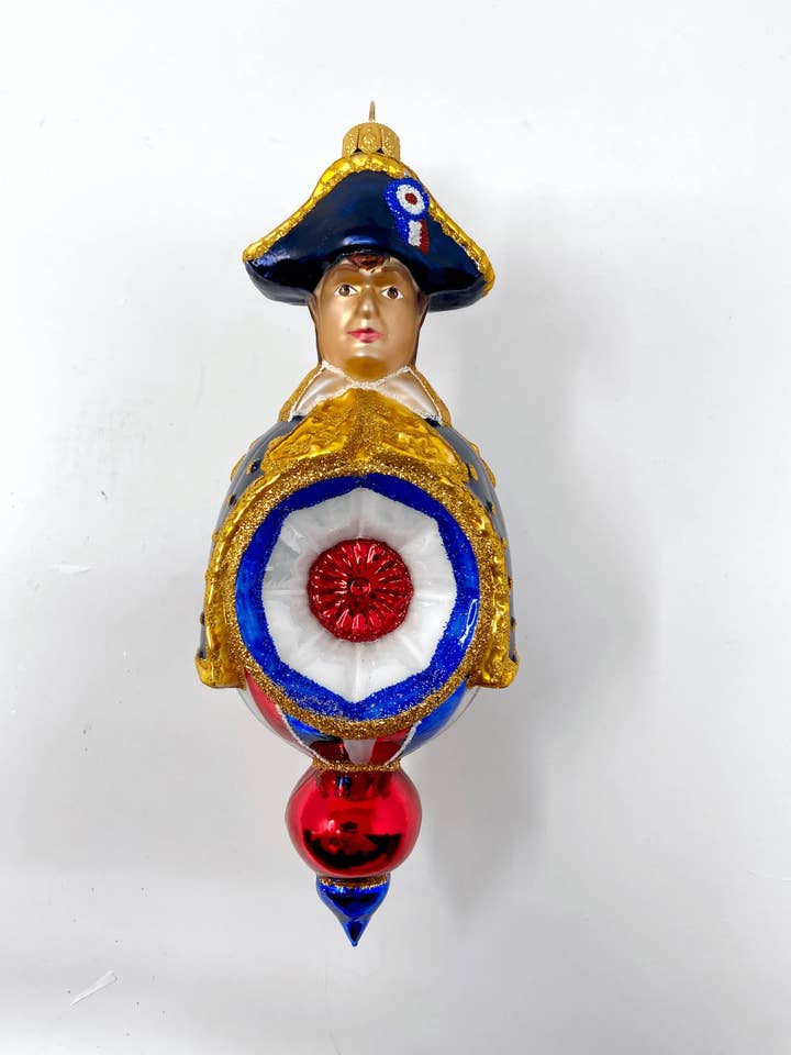 Napoleon Bonaparte Holiday Polish Glass Christmas Ornament for wholesale by Kenzies of London