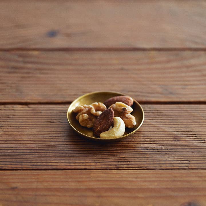 Fog Linen Work - Wholesale Decorative plate/dish/bowl - Brass Plate Round (SSS)0