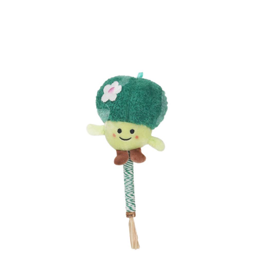 Cheerhunting - Wholesale Pet Toy - Cat - Moo – Plush Vegetable Cat Teaser Wand3
