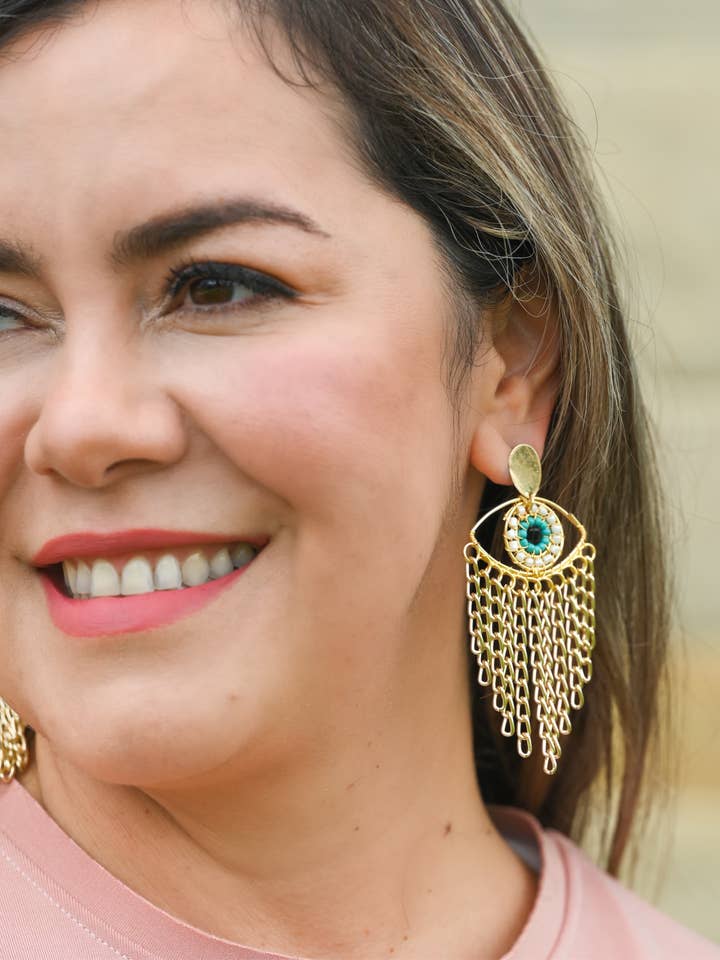 Kæde Øreringe for engroshandel hos Pria Handmade Accessories