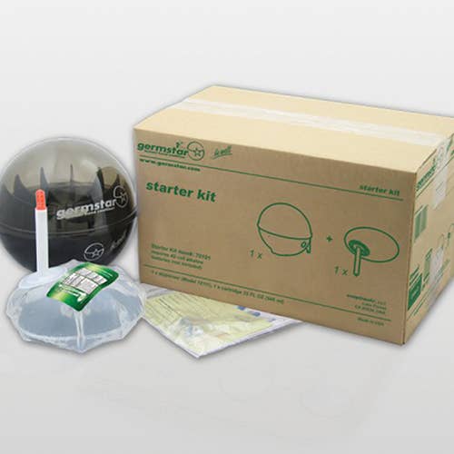 32oz Startpaket Svart/Rök med 32oz Citrus Påfyllning för wholesale av Germstar