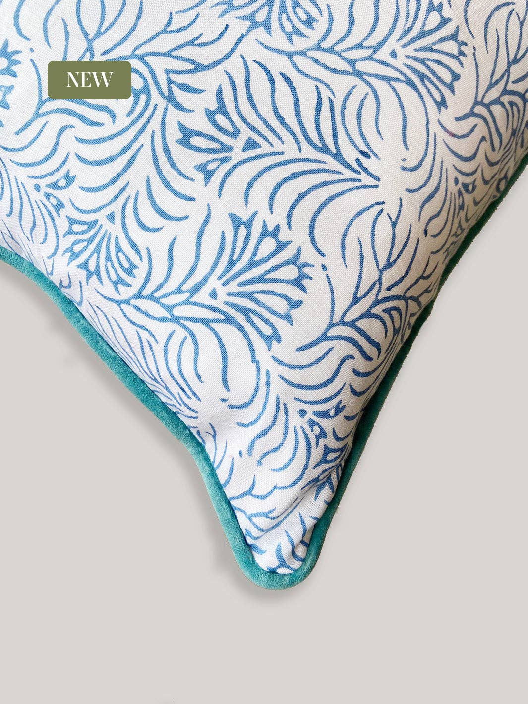 House of Roya Ltd – Engroshandel Pyntepudebetræk – Zeenat dobbeltmønstret pudebetræk i hør1