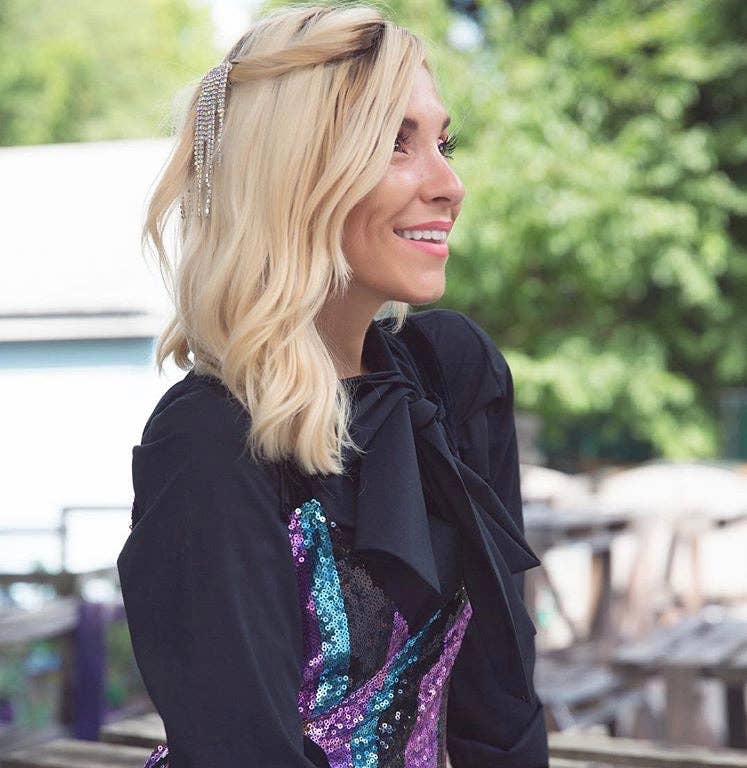 Hettie Hair Accessories – wholesale Hårklämma - Dam – Ljuskrona kristall kam4