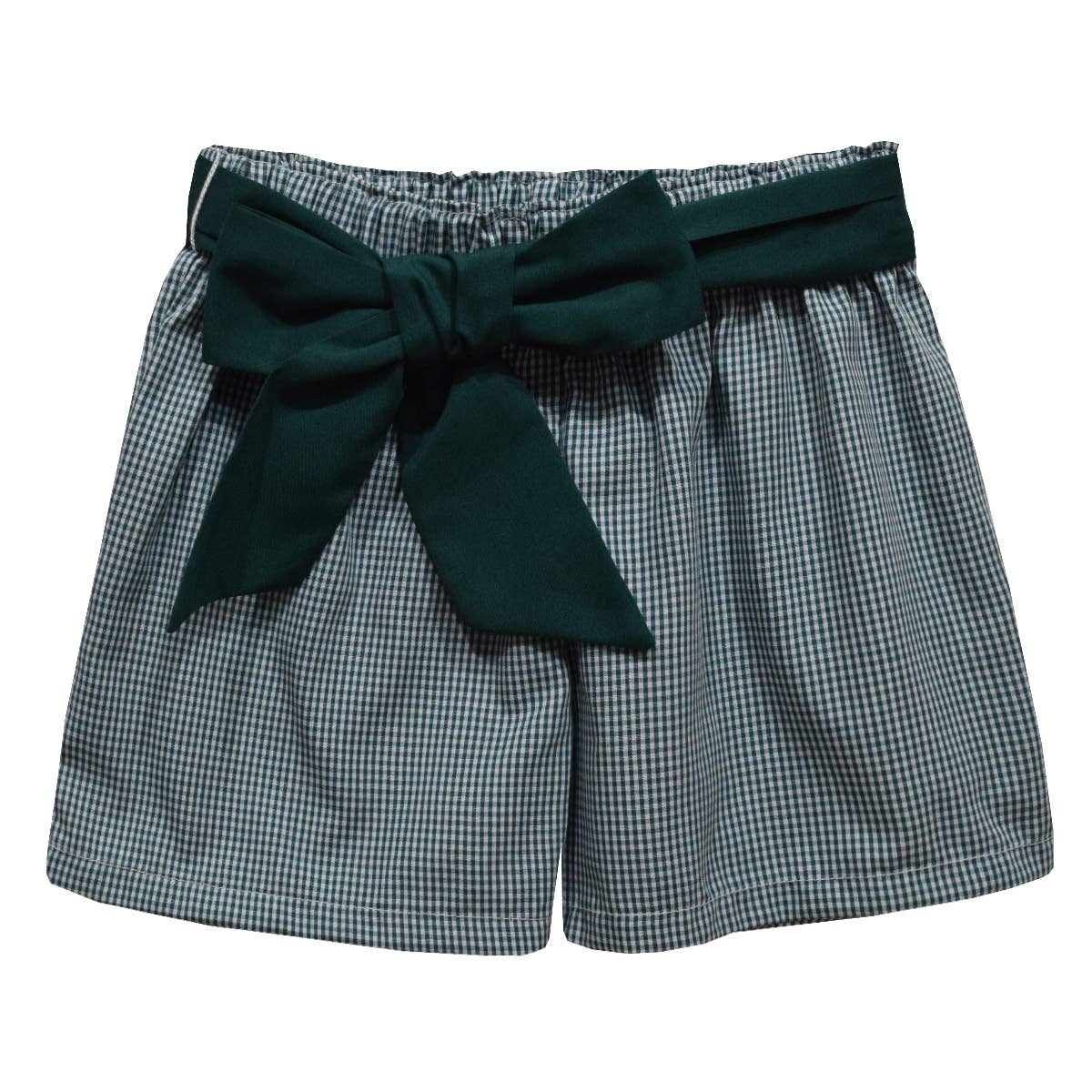 Vive La Fete - Wholesale Shorts - Kids - Gingham Girls Short with Sash1