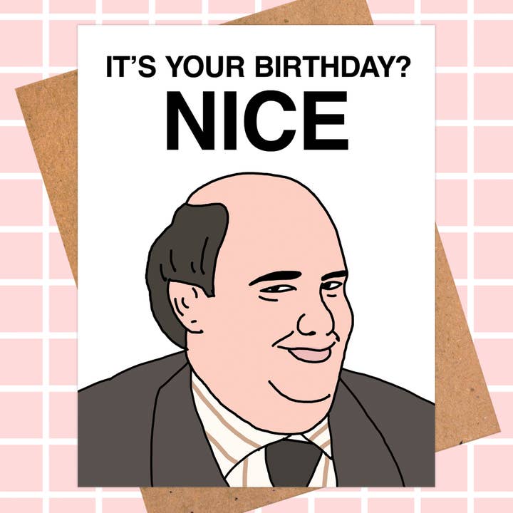 Kevin Malone The Office Birthday Card NICE for wholesale by Pop Hot Cards