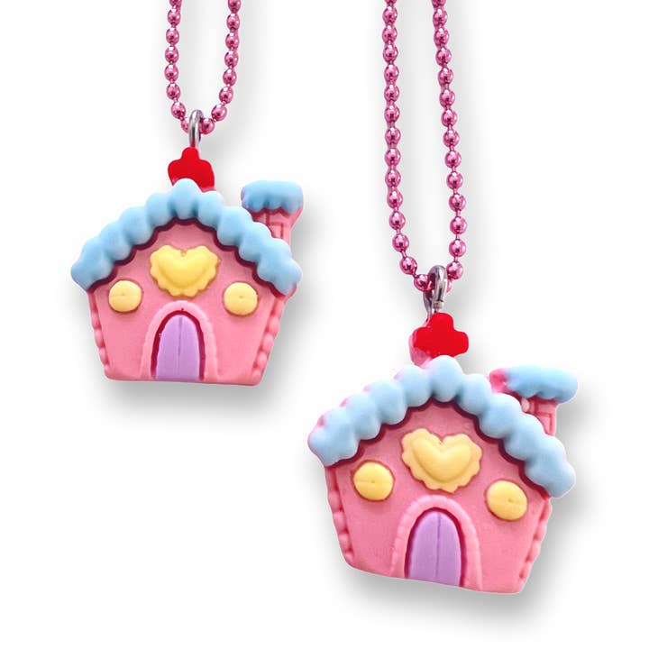 Christmas Gingerbread House Kids Necklace Stocking Stuffers for wholesale by Pop Cutie Accessories & Gifts - Europe