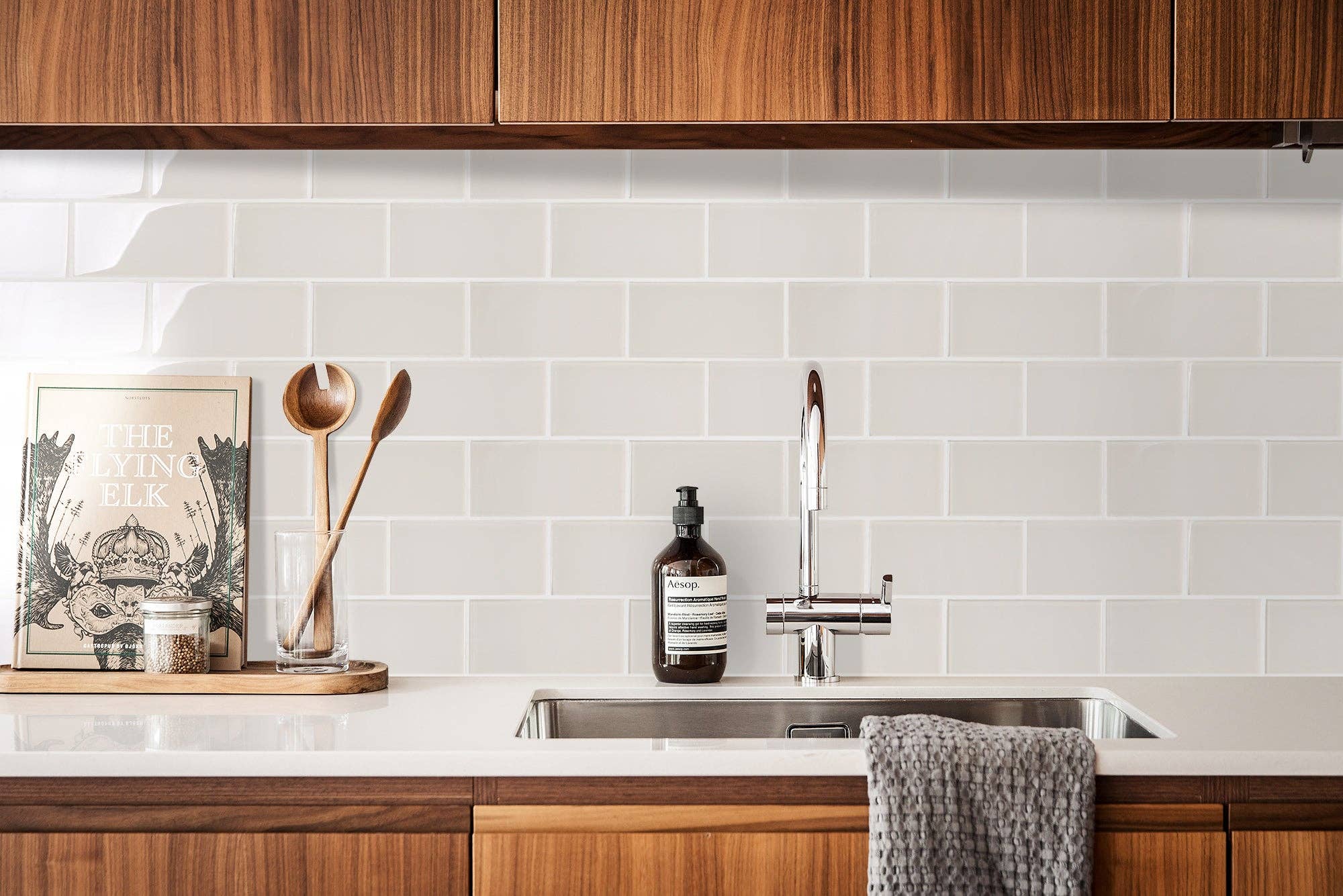 WS Tiles - Wholesale Wall Tile - 3" x 6" Glass Mosaic Subway Tile, Backsplash for Kitchen and Bathroom - 5 Square Feet Per Carton - Ivory5