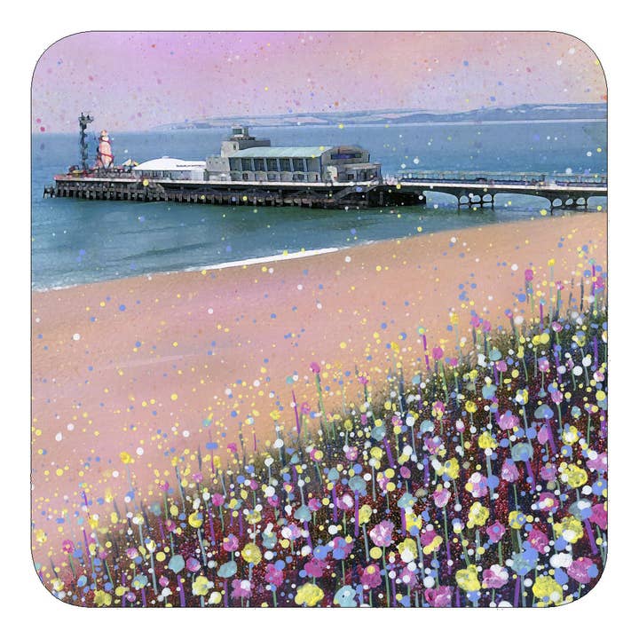 Bournemouth Pier Coaster for wholesale by Emily Ward Art