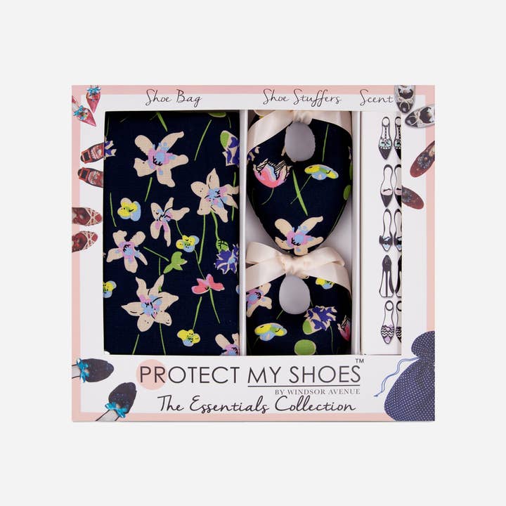 Protect My Shoes - Wholesale Shoe Care Kits & Sets - Midnight Bloom Shoe Care Set