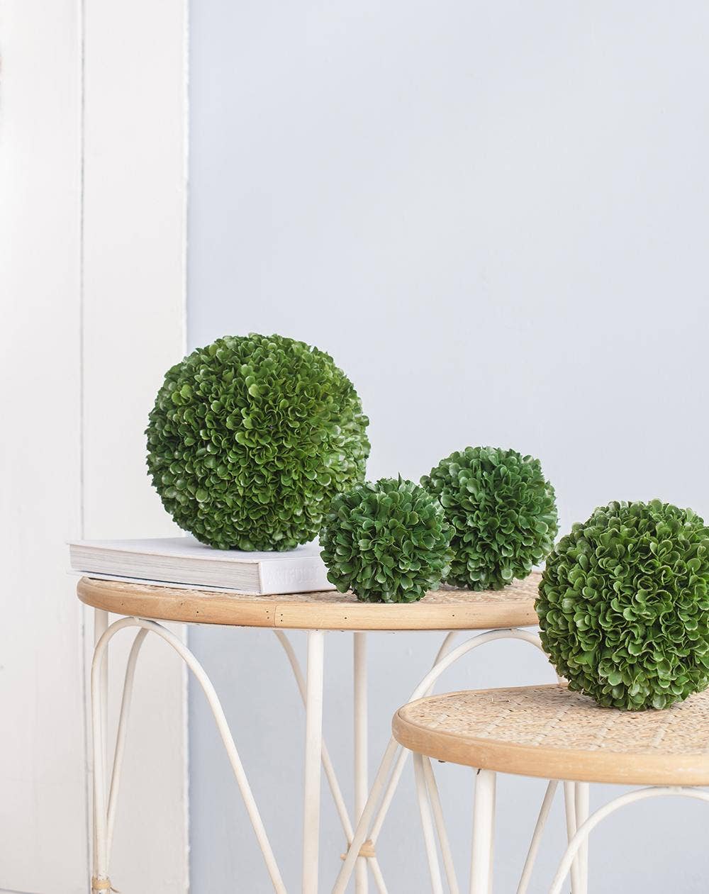 A&B Home Group Inc. - Wholesale Artificial Plant - D5" Artificial Boxwood Topiary Ball - Green7