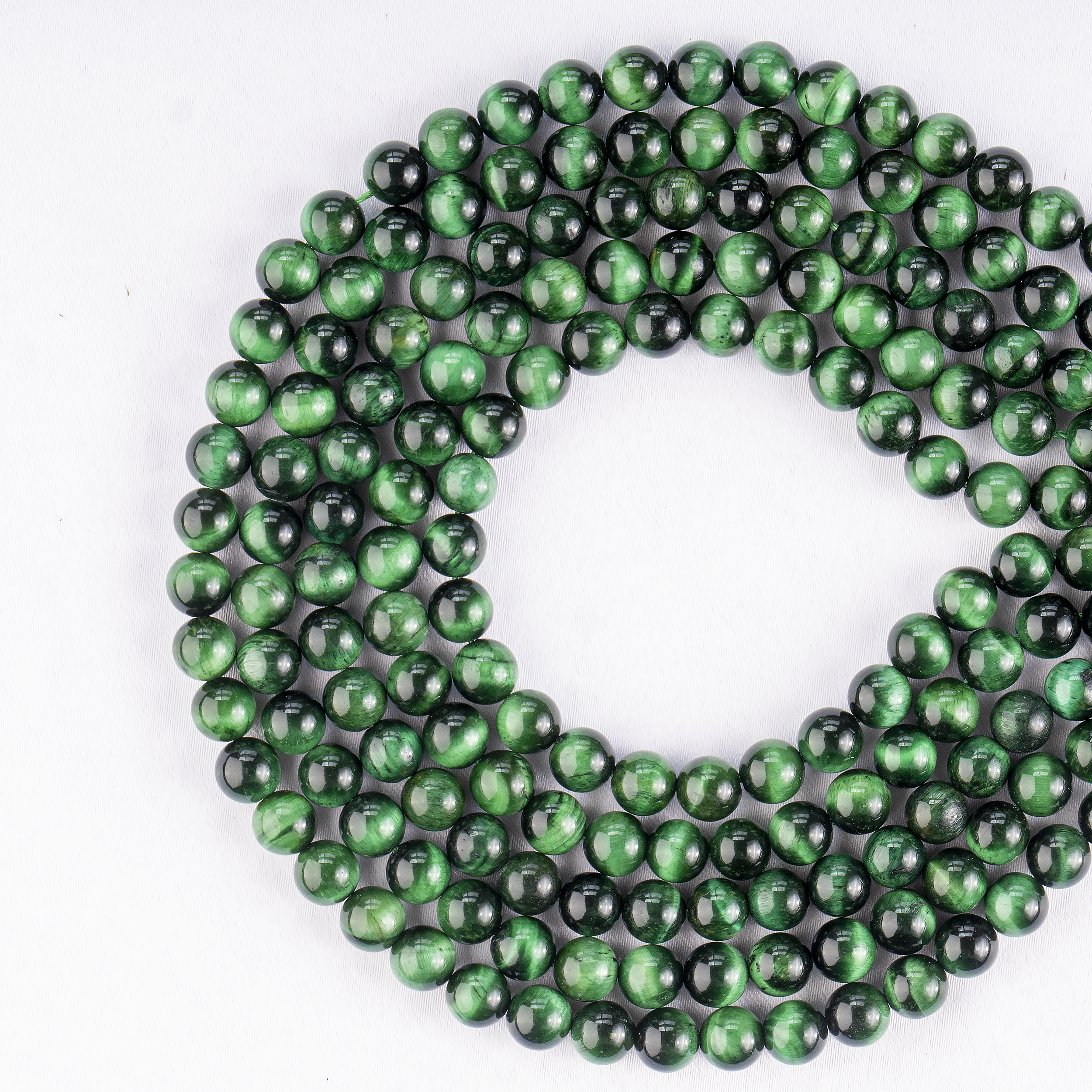 Soothing Crystals Beads - Vendita all'ingrosso Perline - Perle di Cristallo | Occhio di Tigre Verde | Perle di Pietra Guaritrice11