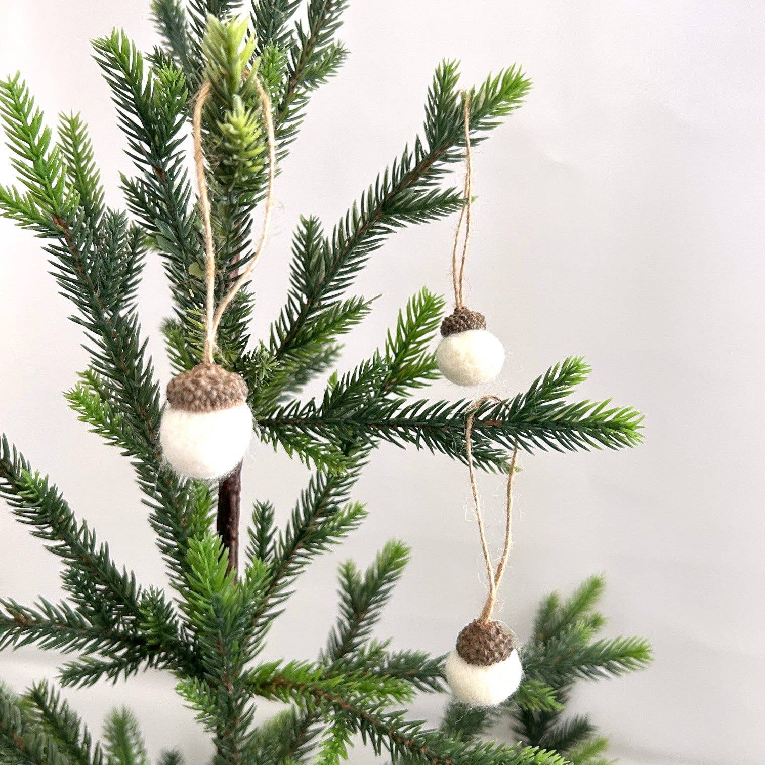 Town & Earth - Wholesale Ornament - Felt Acorn Christmas Ornaments | Eco-Friendly Holiday Decor0