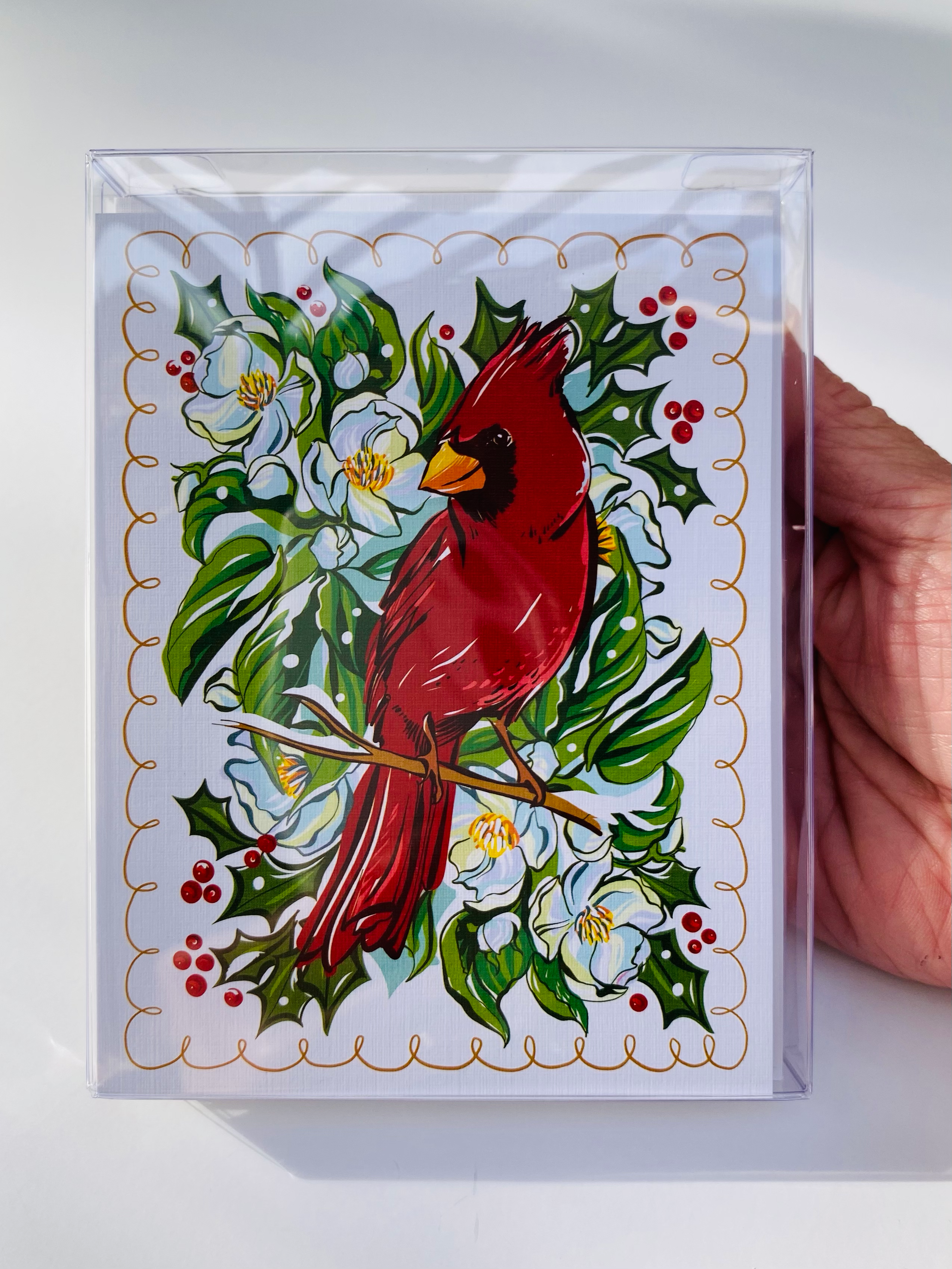 Flourish Creative - Wholesale Stationery/Notecard Set - Cardinal Notecards1