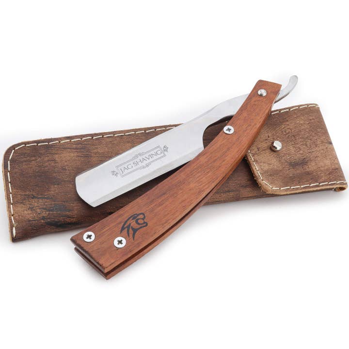 JAG's Eco Cut Throat Razor - Leren etui voor wholesale door Jag Shaving
