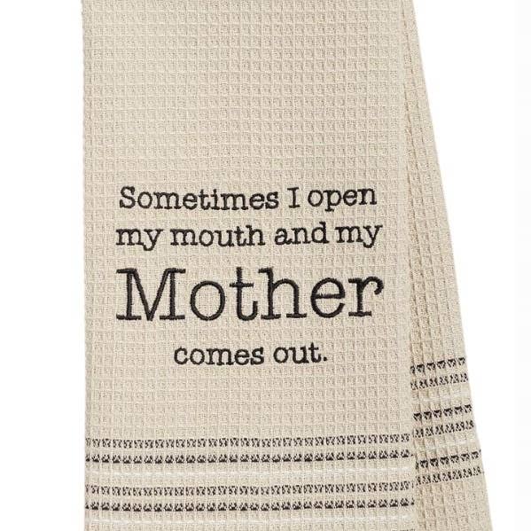 Mona B. - Wholesale Tea Towel - MOTHER WAFFLE-WEAVE DISHTOWEL (Set of 2) MH-1300