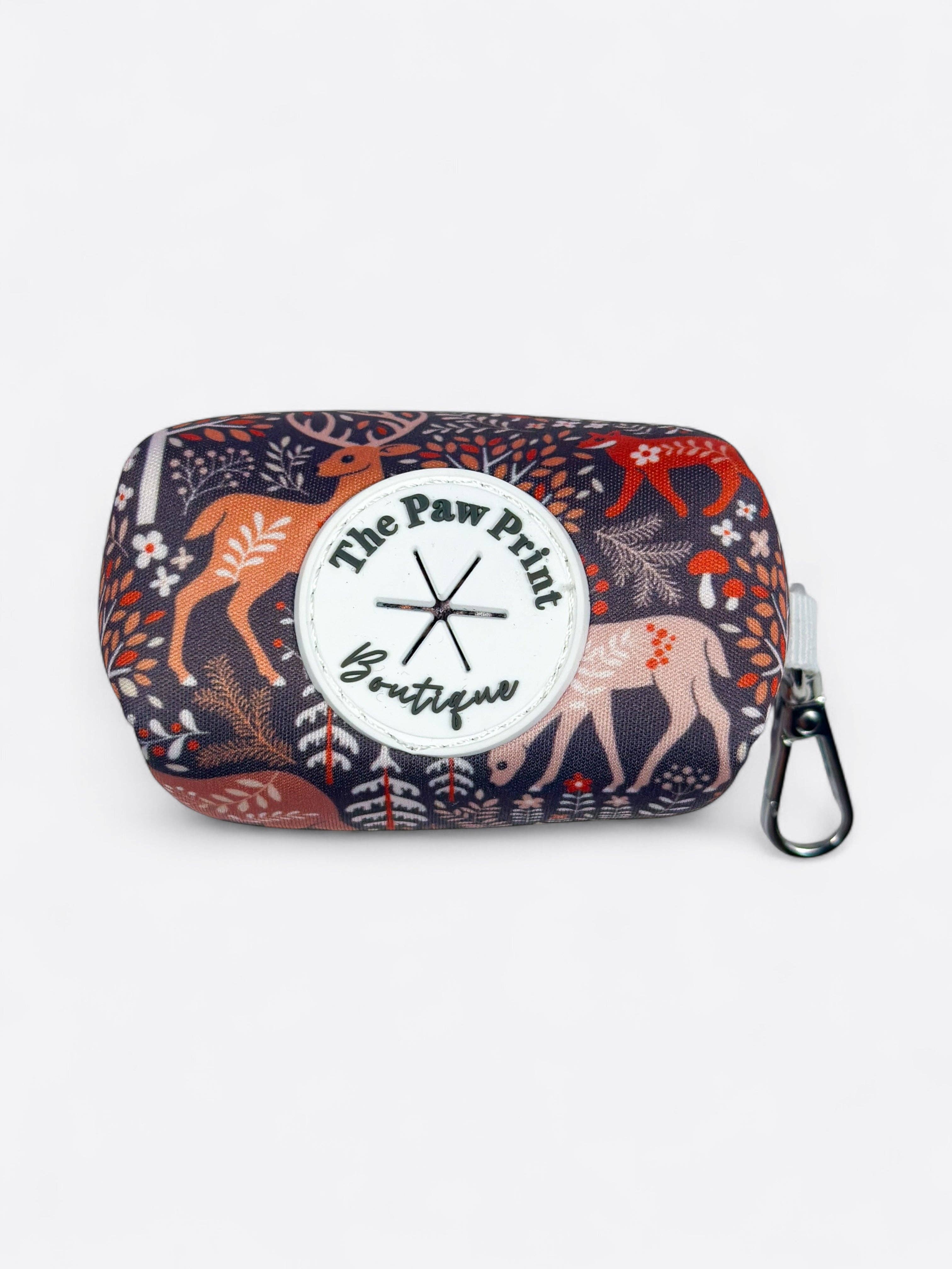 The Paw Print Boutique - Wholesale Pet poo bag dispenser - Woodland Wilderness Poo Bag Holder