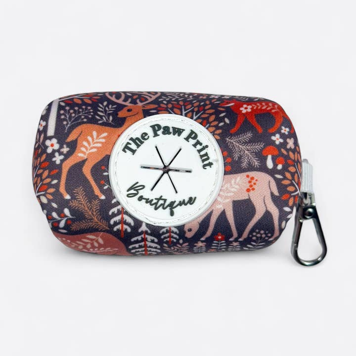 The Paw Print Boutique - Wholesale Pet poo bag dispenser - Woodland Wilderness Poo Bag Holder0