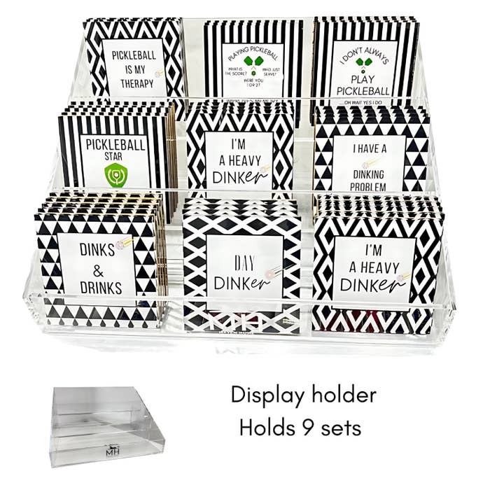 Coaster Display - Acrylic Retail Display for wholesale by Maven Home