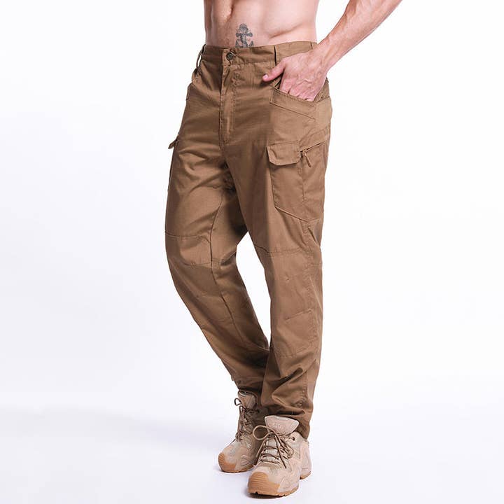 Ecovear - Wholesale Pants - Men's - Outdoor Plaid Anti-tear Multi-pocket Men's Pants3