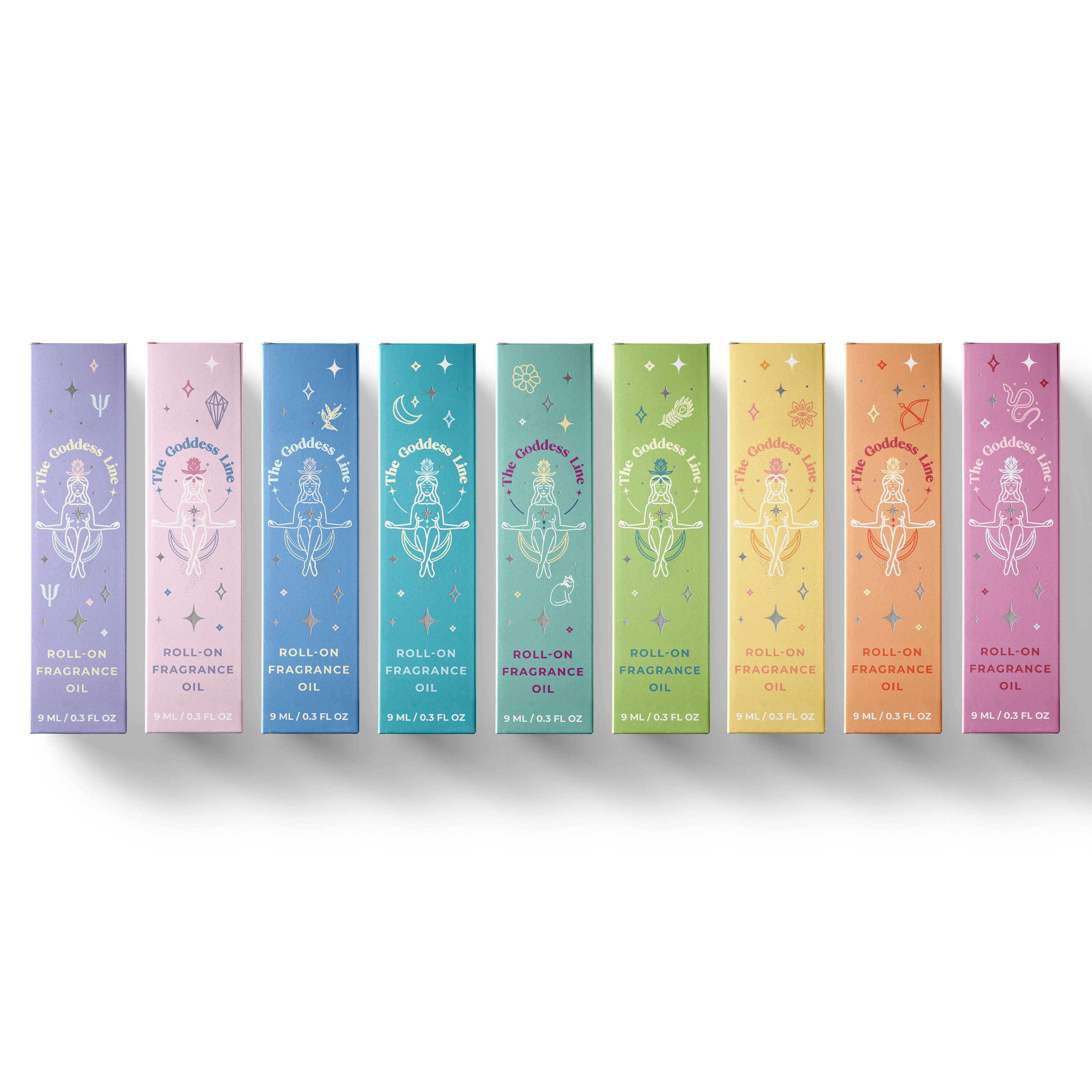 The Goddess Line - Wholesale Geurolie - Complete cadeauset met geurolie1