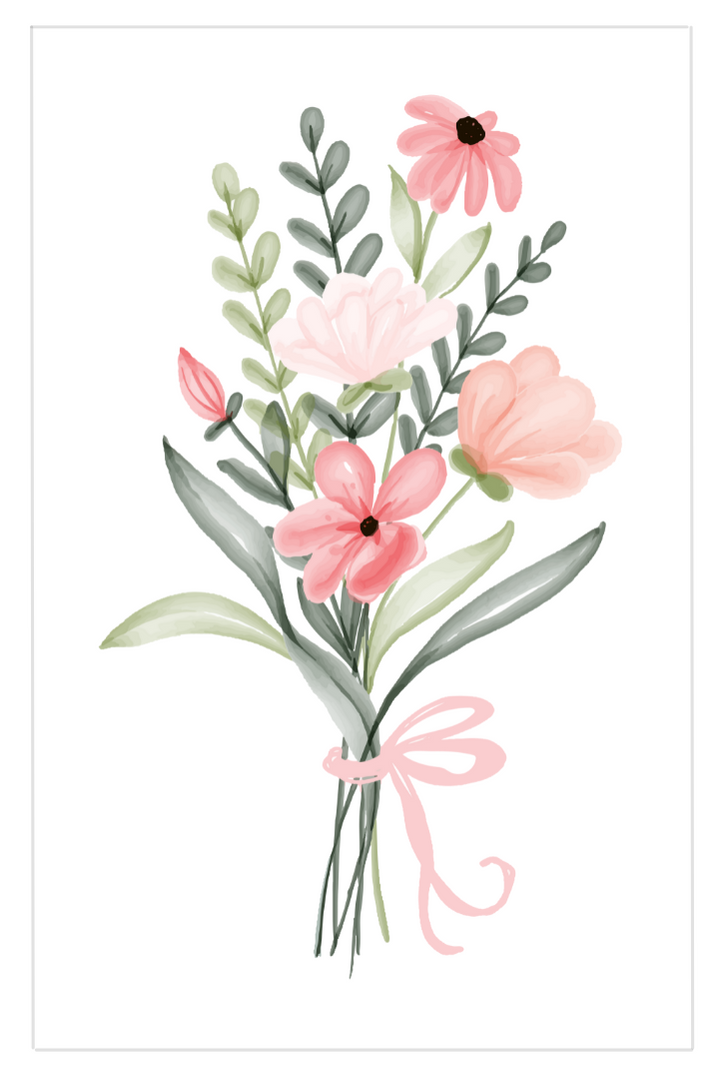 Happy Crafting - Wholesale Everyday Greeting Card - Mini card | field bouquet1