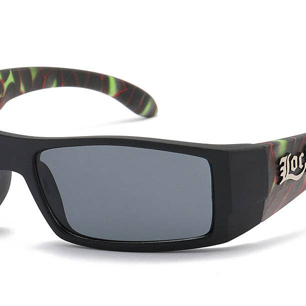 Locs Sunglasses - Matte Black Street Style for wholesale by Luna Sunglasses